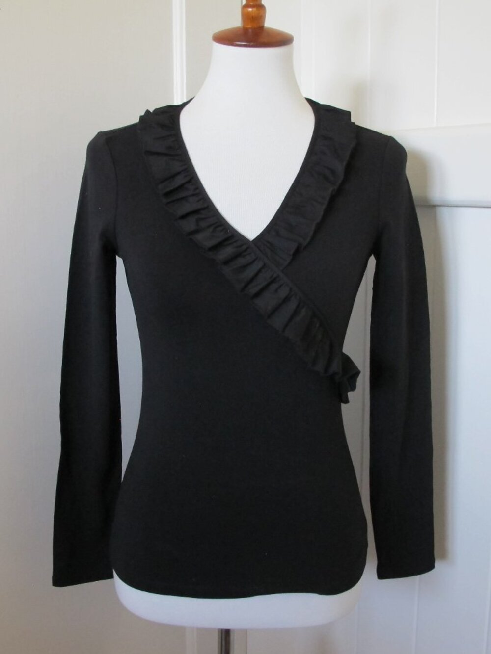 Ann Taylor Petites | NWT Ruffle Neckline Long Sleeve